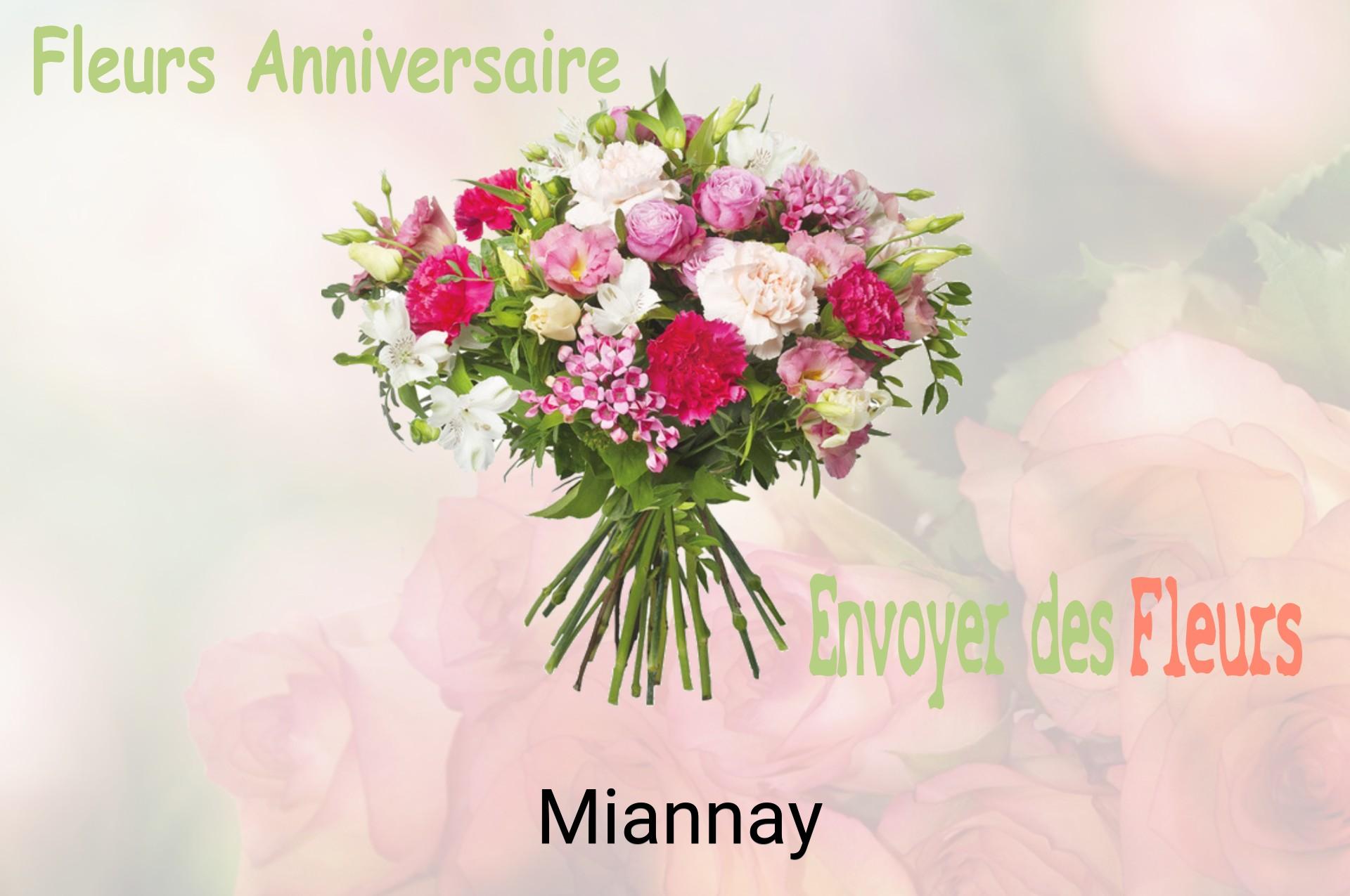 Bouquet de fleurs d’anniversaire livré à Miannay